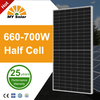 2024 Nieuw Zonnepaneel 600W 610w 620w 630w 650w 700W TUV CE Goedgekeurde PV panelen Mono P Type Module voor Thuis Mysolar