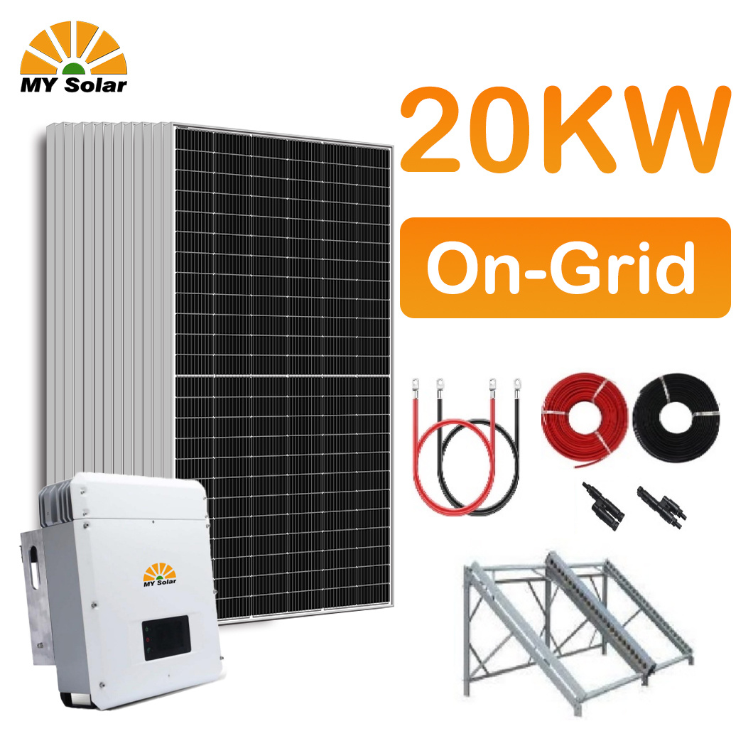 EU Warehouse TW zonnepaneel 20KW PERC Mono Pv paneel thuisgebruik zonne-energie energieopslagsysteem